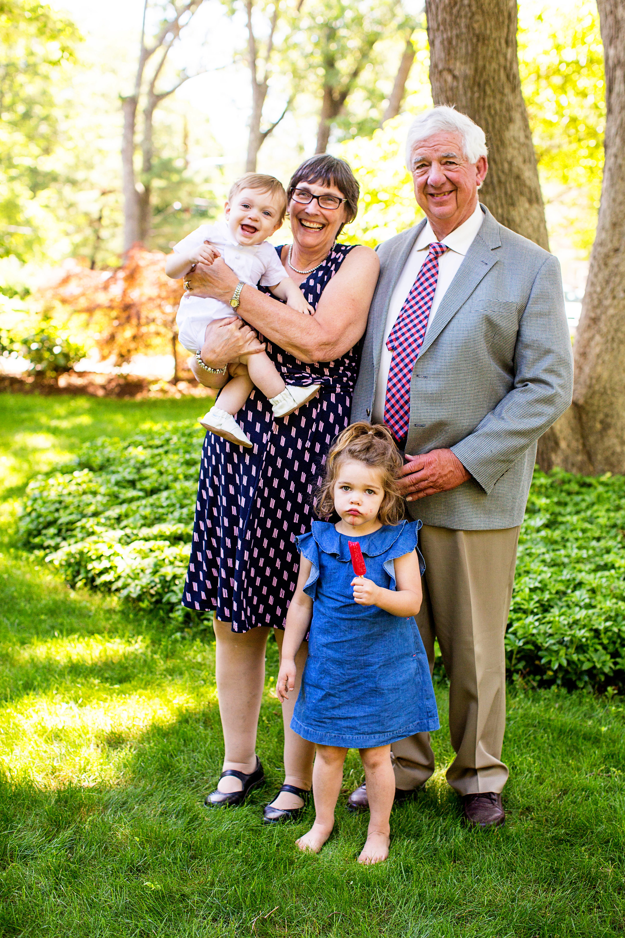 Dave and Kathy with Clara and Lincoln